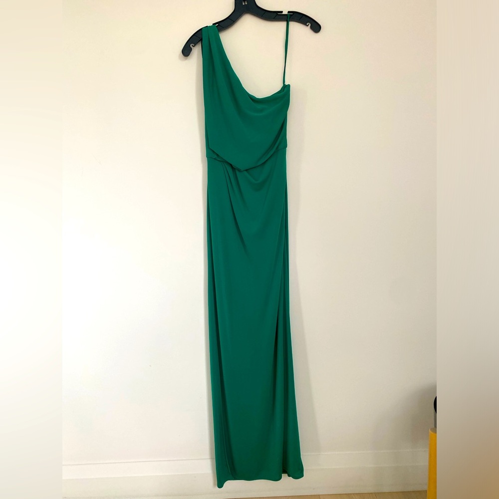 BCBG Max Azria One-Shoulder Column Dress